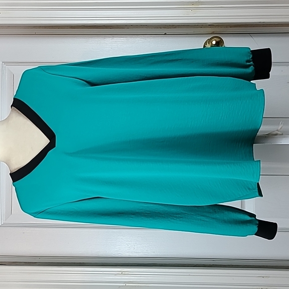 Calvin Klein V Neck Blouse - Picture 1 of 10